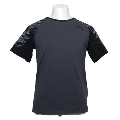 T-shirt (Gray, Black) from Kappa Cotton, Polyester