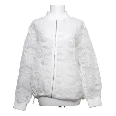Bomber jacket (White) from Altamira Elastane, Polyester
