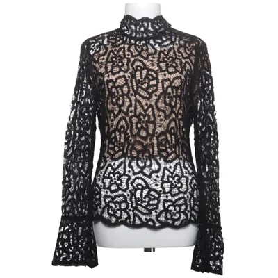 Top (Black) from Twinset Cotton, Polyamide, Polyester, Wool