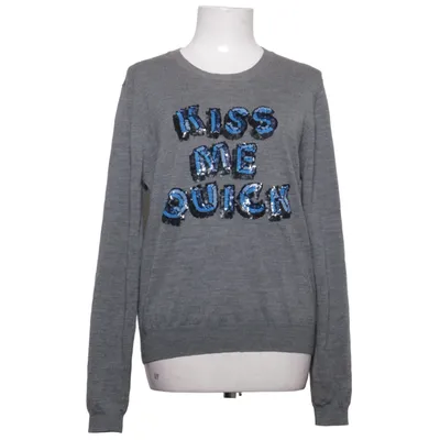 Sweater (Gray, Blue) from Markus Lupfer Merino wool