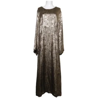 Aftenkjole (Guld, Sort) fra Shein Curve Polyester