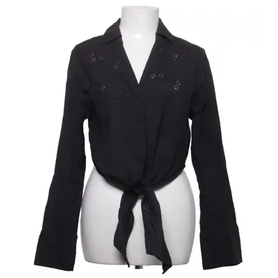 Wrap blouse (Black) from Twist & Tango Organic cotton