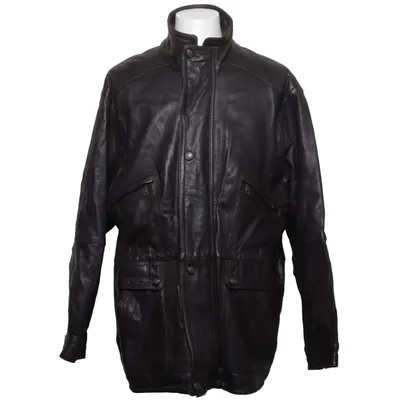 Leather jacket (Brown) from Woodlands Leather Leather, Polyester