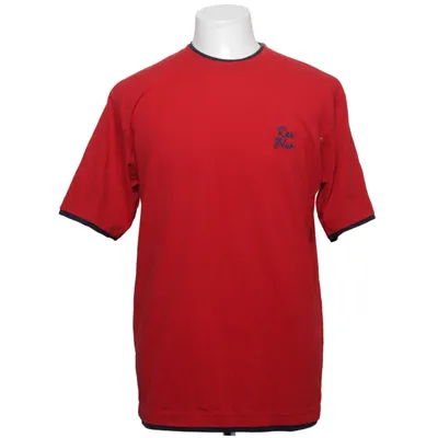 T-shirt (Rød, Blå) fra Raw Blue Bomuld, Polyester