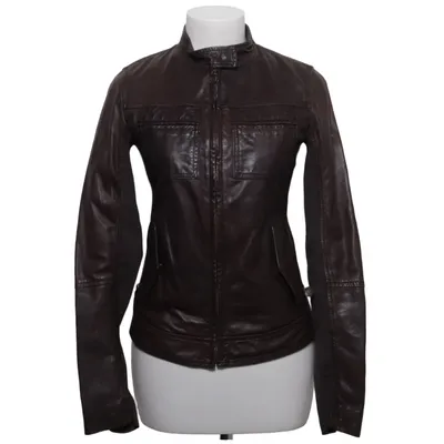 Veste en cuir (Marron) de Trussardi Jeans Cuir