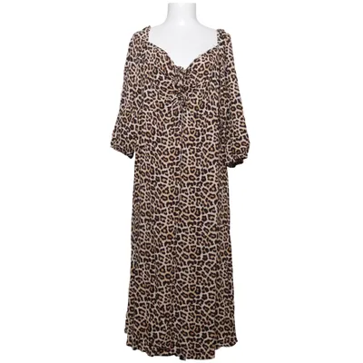 Dress (Beige, Multicolored) from H&M Viscose