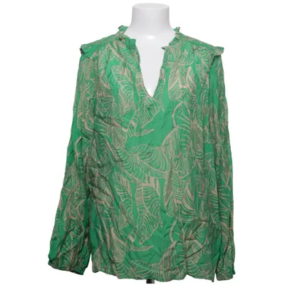 Bluse (Grøn, Beige) fra ONLY Carmakoma Polyamid, Viscose