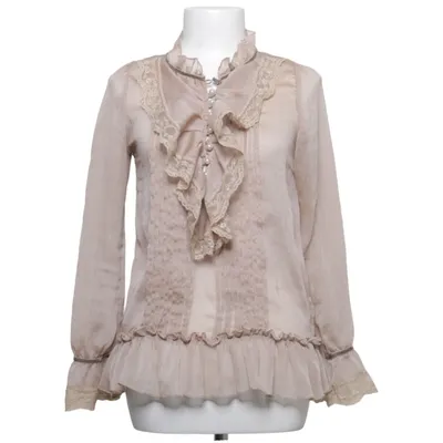 Bluse (Beige) fra Saint Tropez Silke