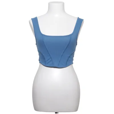 Crop Top (Blau) von Clockhouse Baumwolle, Elasthan