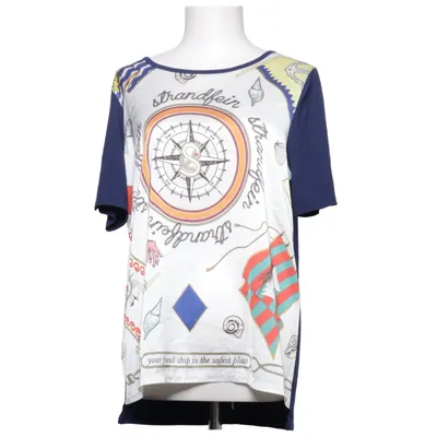 Haut (Bleu, Blanc, Multicolore) de Strandfein Élasthane, Polyester, Viscose