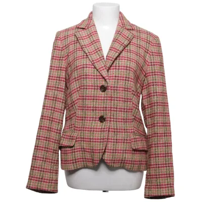Blazer (Pink, Grøn, Brun) fra Hirsch Akryl, Bomuld, Polyamid, Uld