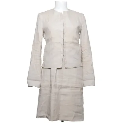 Set (Beige) from Xandres Cotton, Elastane, Linen