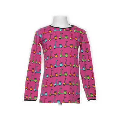 Langærmet t-shirt (Pink, Flerfarvet) fra Villervalla Bomuld, Elastan