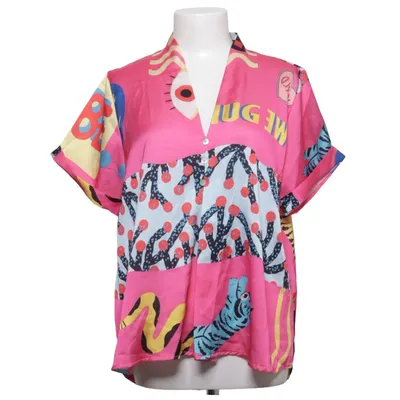 Chemise à manches courtes (Rose, Multicolore) de Zeta Otto Polyester