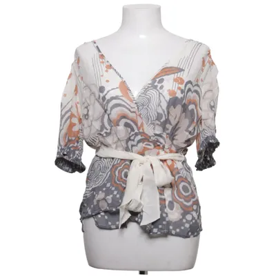 Wikkelblouse (Wit, Meerkleurig) van Principles Zijde