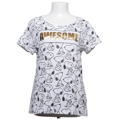T-shirt (Wit, Zwart, Goud) van Peanuts Katoen