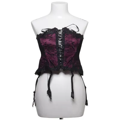 Corset (Noir, Violet)