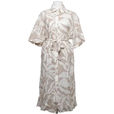 Skjortklänning (Beige, Vit) från GANT Linne