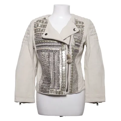Bikerjacka (Beige) från Lindex Bomull, Polyester