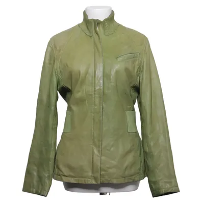 Leren jack (Groen) van Redgreen Leer, Polyester