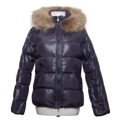 Down jacket (Gray) from Bomboogie Down, Feather, Fur, Polyester