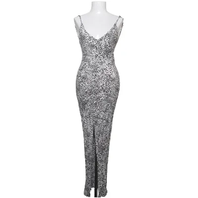 Maxi jurk (Wit, Zwart) van The Odder Side Viscose