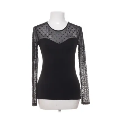 Långärmad t-shirt (Svart) från H&M Elastan, Linne, Ekologisk bomull, Polyamid