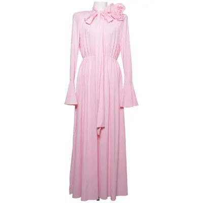 Långklänning (Rosa) från Mew Mews Elastan, Polyester