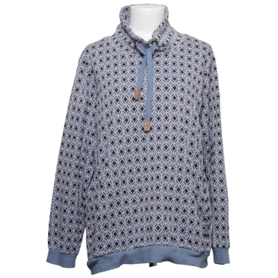 Sweat à capuche (Bleu) de Gina Coton, Polyester
