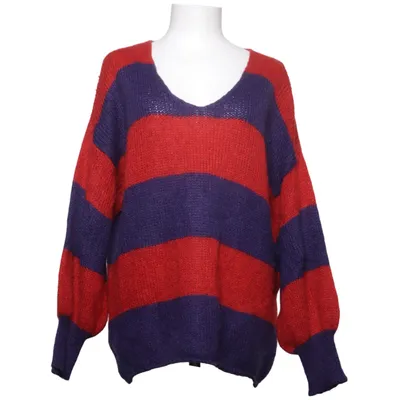 Pull-over (Rouge, Violet) de Rich & Royal Acrylique, Mohair, Polyamide