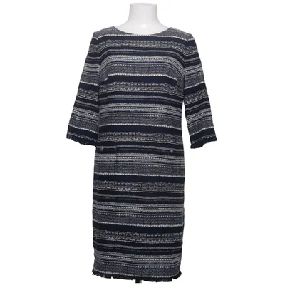 Robe (Bleu, Blanc, Gris) de Va Bene Acétate, Coton, Polyester
