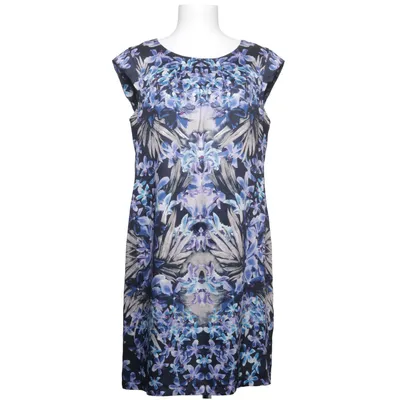 Dress (Blue, Black, Multicolored) from Taifun