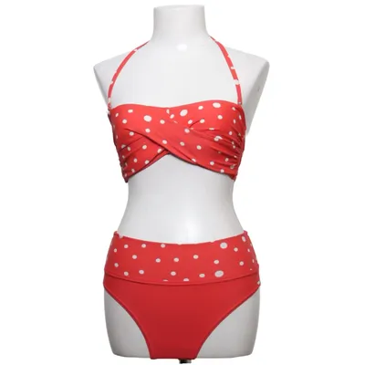 Bikini (Röd, Vit) från Abecita Elastan, Polyamid