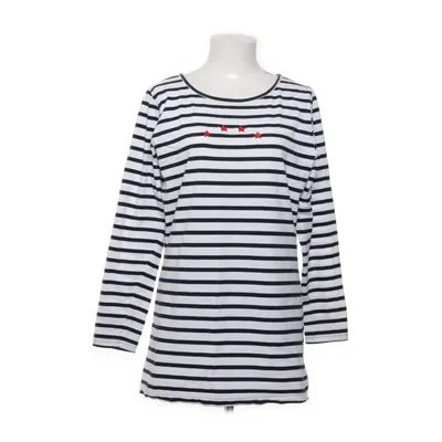 Långärmad t-shirt (Vit, Svart) från Lingon & Blåbär Bomull