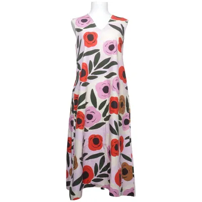 Kjole (Pink, Flerfarvet) fra Marimekko x Uniqlo Bomuld