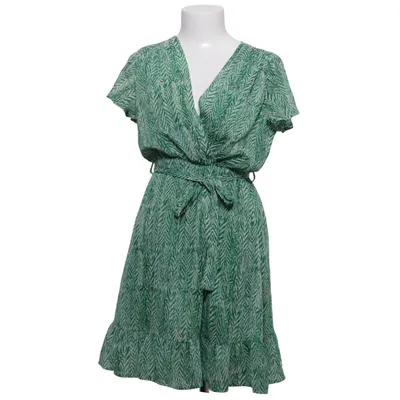 Wrap dress (Green, White) from In April 1986 Polyester, Viscose