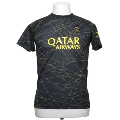 Maillot de football (Noir, Jaune) de Paris Saint-Germain Polyester