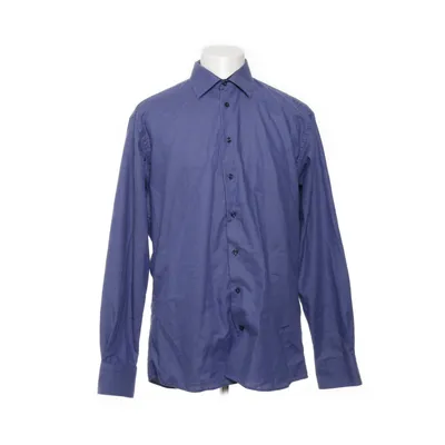 Shirt (Blue, White) from Allan Clark Cotton