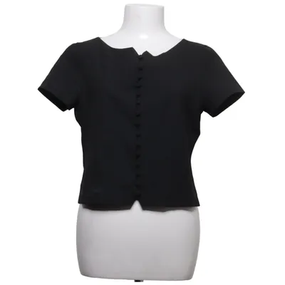 Kortärmad skjorta (Svart) från Djerf Avenue Elastan, Återvunnen polyester, Viskos