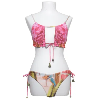 Bikini (Pink, Flerfarvet) fra Bright Swimwear Elastan, Polyester