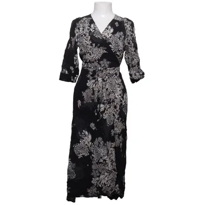 Wrap dress (Black, White) from Lindex Viscose
