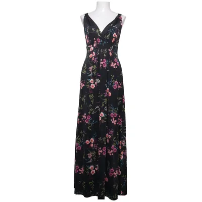 Maxi dress (Black, Multicolored) from Montego Elastane, Polyester
