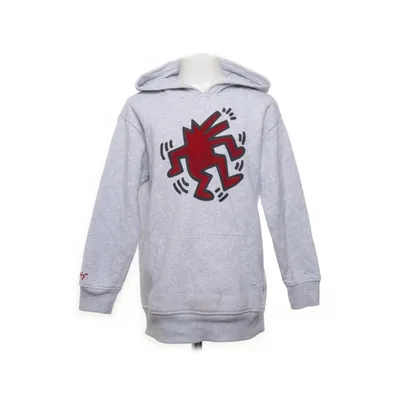 Hoodie (Gray, Red) from Keith Haring Cotton, Polyester