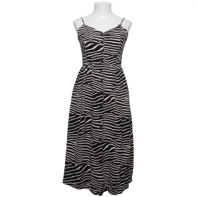 Jurk (Zwart, Meerkleurig) van H&M Viscose, Polyester