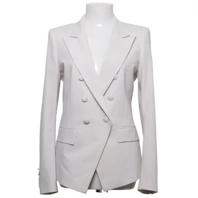Blazer (Beige) from Hunkydory Elastane, Polyester, Viscose