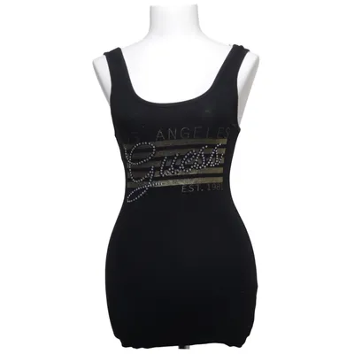 Tank Top (Black) from Guess Cotton, Elastane