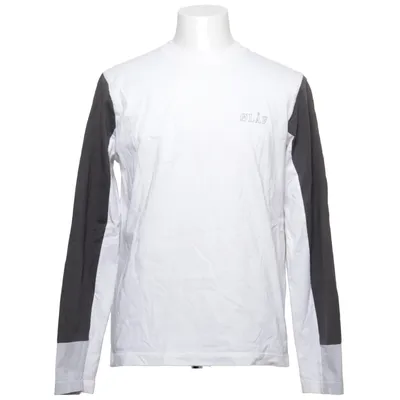 T-shirt à manches longues (Blanc, Gris) de ØLÅF Coton