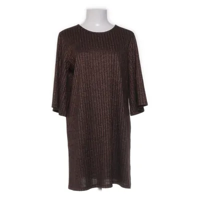 Robe (Marron, Noir) de Zoul Edition Élasthane, Fibre métallique, Polyester, Viscose