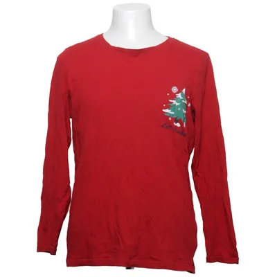 Lange mouwen shirt (Rood) van Watsons Katoen