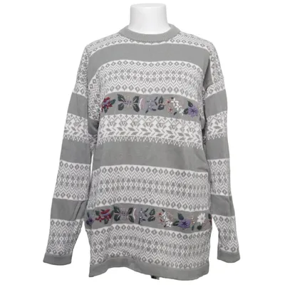 Sweater (Grøn, Hvid, Flerfarvet) fra Adelsten Bomuld